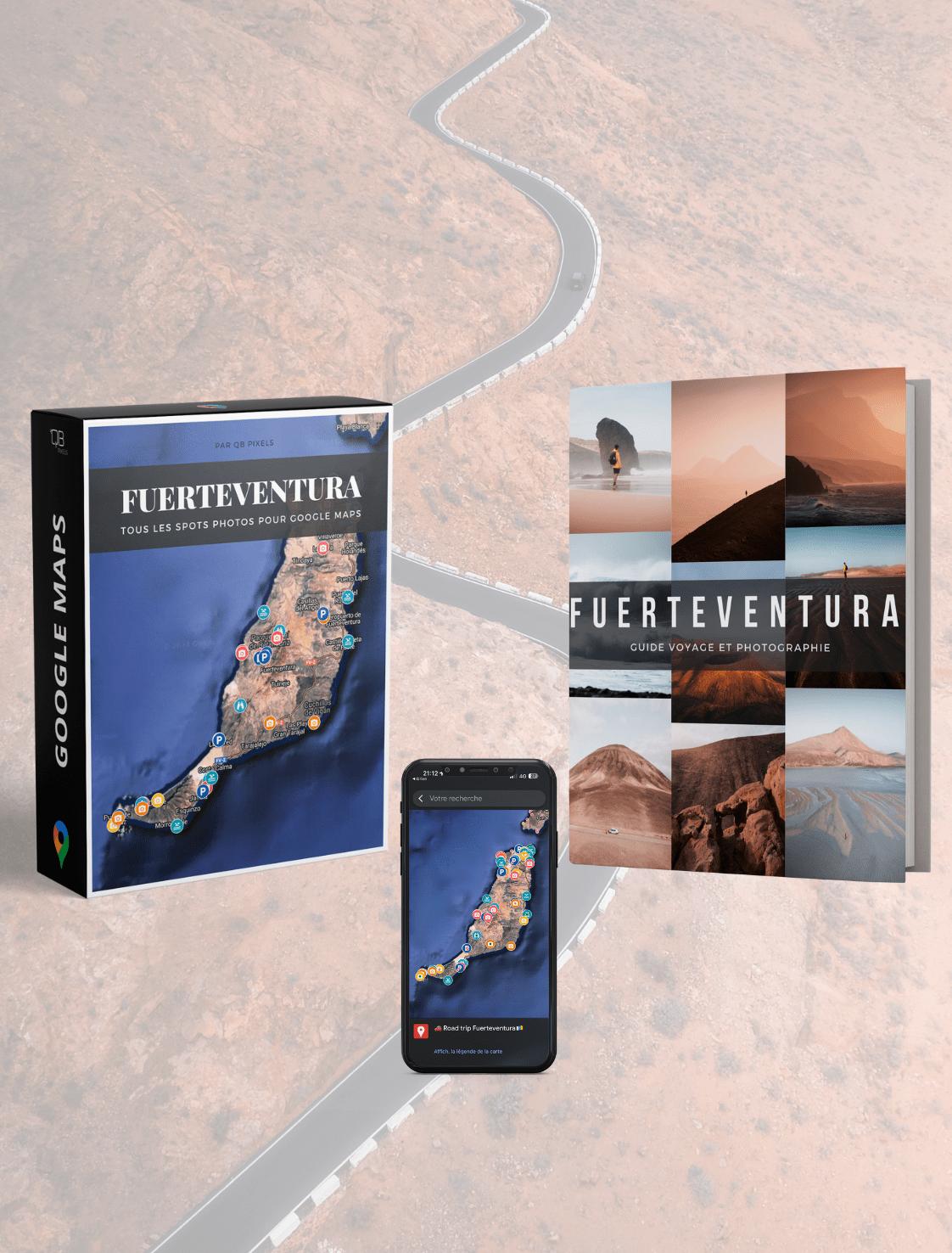 Carte et Guide de voyage FUERTEVENTURA 🇮🇨