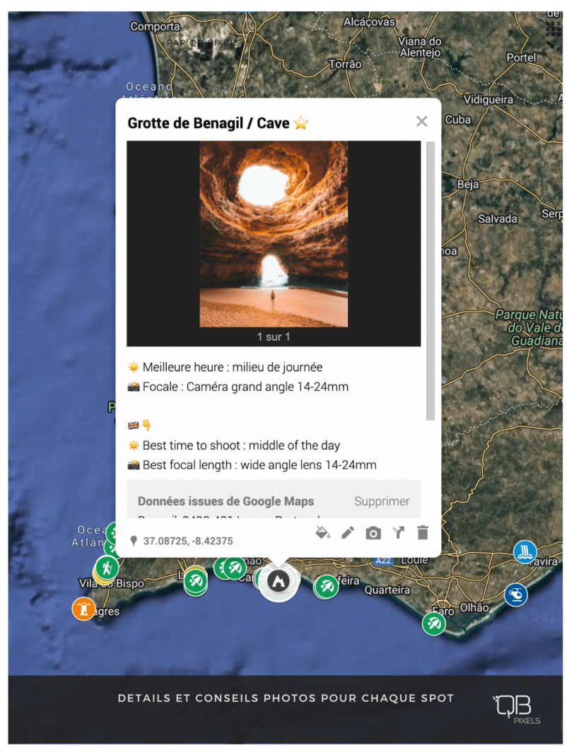Carte de voyage ALGARVE 🇵🇹 – Image 2