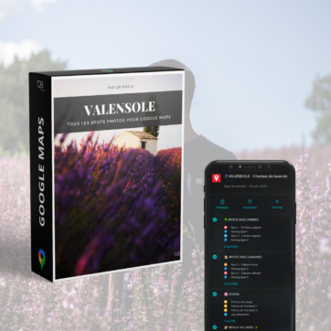 Carte de voyage VALENSOLE 🪻🇫🇷