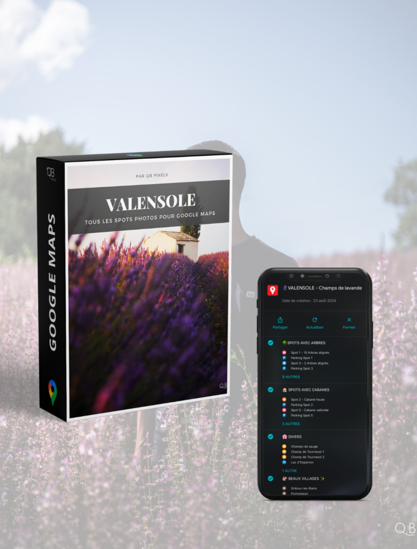 Carte de voyage VALENSOLE 🪻🇫🇷