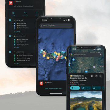 Carte de voyage ACORES 🇵🇹